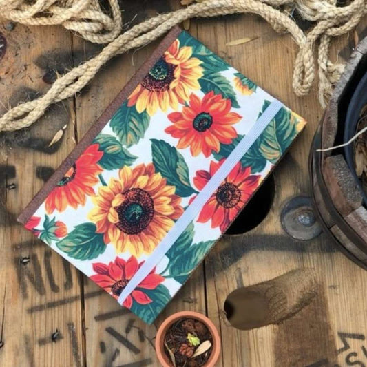 Libreta Floral  | Portada de Tela