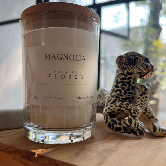 Vela de Soya | Flor Magnolia | Eco Friendly